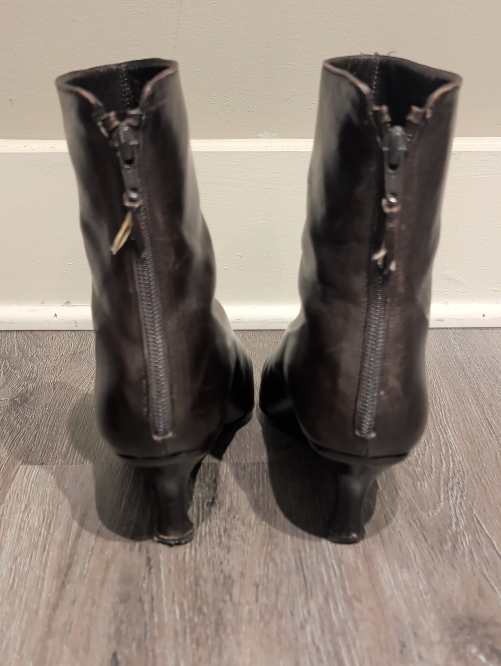 Stuart Weitzman Brown Ankle Booties - Picture 6 of 8